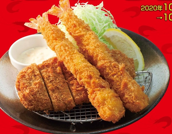 ASCII.jp：とんかつ「松のや」で海老フライ2倍！やったね！