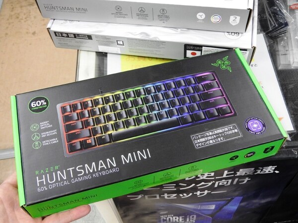 ASCII.jp：小型ゲーミングキーボード「Huntsman Mini」に日本語モデル