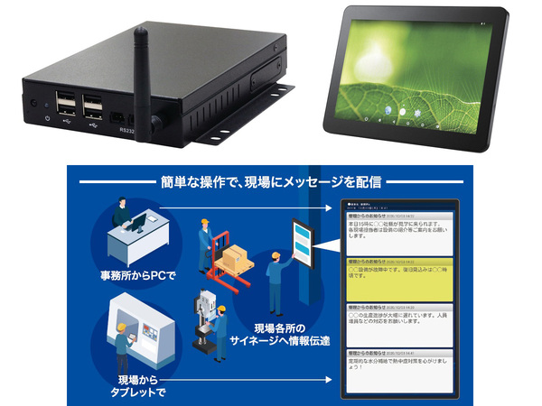 ASCII.jp：メッセージボード機能を新たに追加したデジタルサイネージ