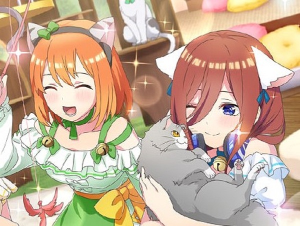 ASCII.jp：ゲームアプリ『五等分の花嫁』にて新イベント「五つ子にゃん