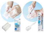KOKUBO、手指を洗う専用ブラシ「やわらか手洗いブラシ」「手洗いブラシ 柄付タイプ」発売