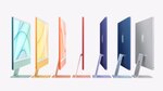 【速報】Apple M1搭載で超薄型を実現した新「iMac」！ カラフル7色で4.5K解像度の24型液晶搭載