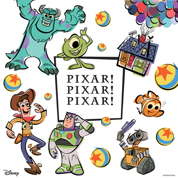 Ascii Jp ピクサーアニメファン必見 ピクサー作品の歴史を辿ってオリジナルグッズも買える Pixar Pixar Pixar 松坂屋名古屋店にて7月21日開催