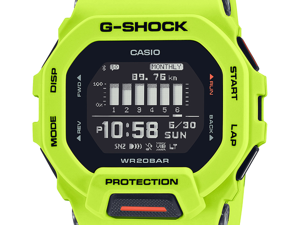 ASCII.jp：スマホ連携G-SHOCK、ワークアウトで着けやすい角型「GBD-200」