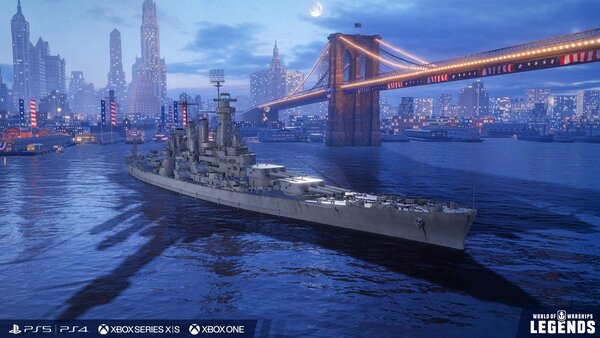 Ascii Jp アスキーゲーム アメリカ戦艦が大量追加 World Of Warships Legends にてアップデート 3 4 を実装