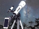 地上観測もできる天体望遠鏡にリュックとスマホホルダーが付いた特別セット