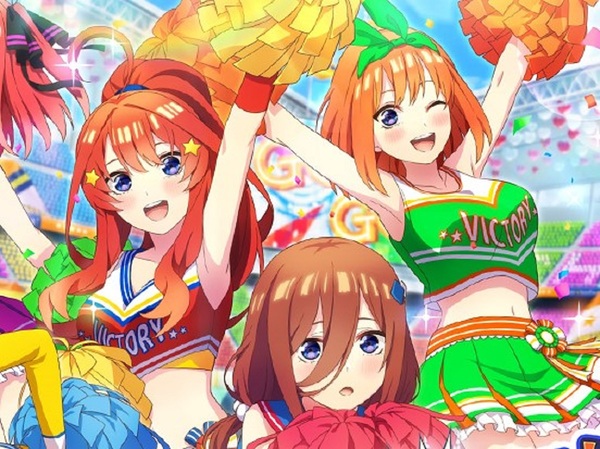 Ascii Jp アスキーゲーム ゲームアプリ 五等分の花嫁 にて新イベント 五つ子ちゃんのフレフレ チアガール 五人で Go For It が9月4日より開催