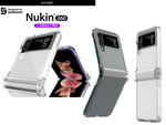 独自設計でヒンジまで360°保護するクリアケース「Galaxy Z Flip 3 NUKIN 360」