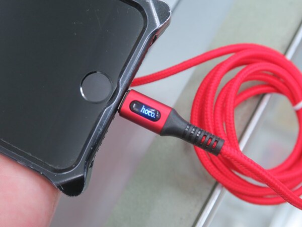 全ての hoco U79 オートオフケーブル for iOS 〜満充電になると自動で通電OFFして 定期的に再充電します〜 U79-AOFFLC-BK 
