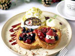 クリスマス期間の限定フレンチトースト！ 新宿ミロード「H．Q．CAFE」で12月25日まで