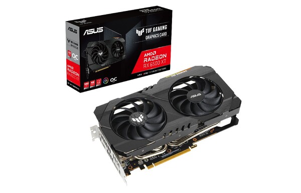 ASUS Radeon RX 6500 XT OC デュアルファン ASCII.jp：ASUS JAPAN、AMD Radeon RX 6500 XTビデオカード「TUF
