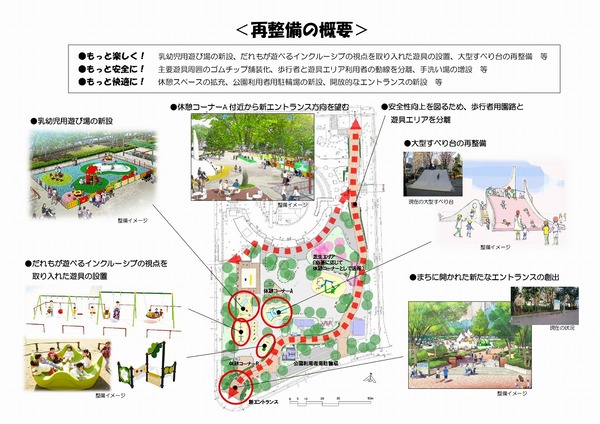 新宿中央公園の ちびっこ広場 が再整備工事に 大型滑り台など６つの遊具の使用は3月まで 西新宿love Walker
