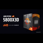 最安モデルは99ドル!?AMD、4月20日発売のRyzen 7 5800X3Dを含む7モデルの最新Ryzenを投入すると発表