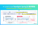 チームスピリット、「工数管理」や「経費精算」機能を強化した新バージョン「TeamSpirit Spring’22」提供開始