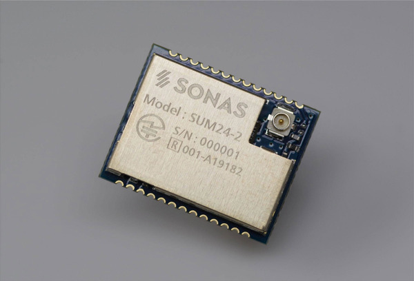 ソナス、IoT向けマルチホップ無線規格「UNISONet」対応モジュールの量産開始
