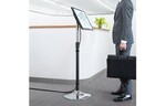 サンワダイレクト、オフィスの案内板として使える角度・高さ調整可能なディスプレースタンド「100-LAST002N」を発売