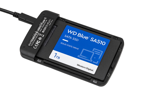 ASCII.jp：旧型PCの高速化や外付けに最適なSATA SSD「WD Blue SA510 