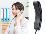 サンワダイレクト、固定電話の受話器のように使えるUSB Type-C接続仕様のUSBハンドセット「400-HS046」を発売