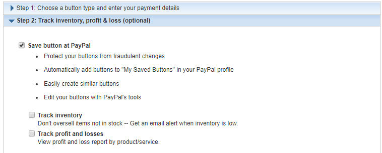 PayPal Button Controls