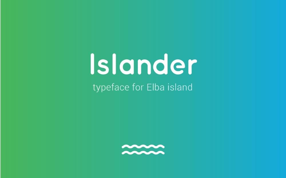 Islander Typeface banner