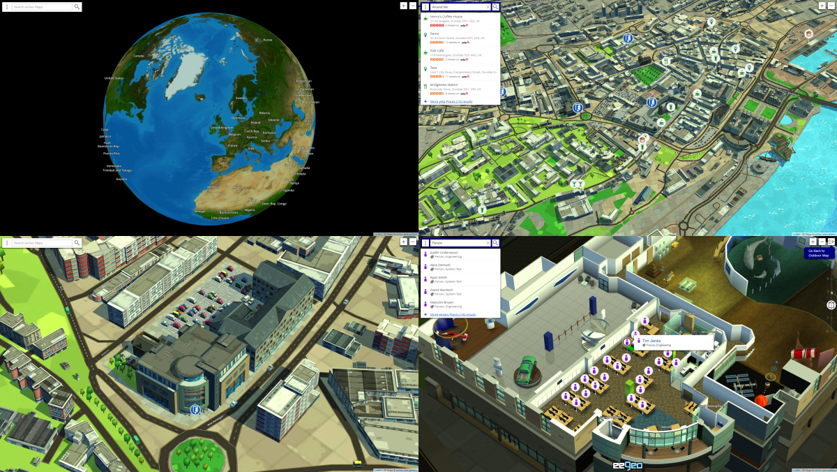 eeGeo 3D Maps Space to Desk