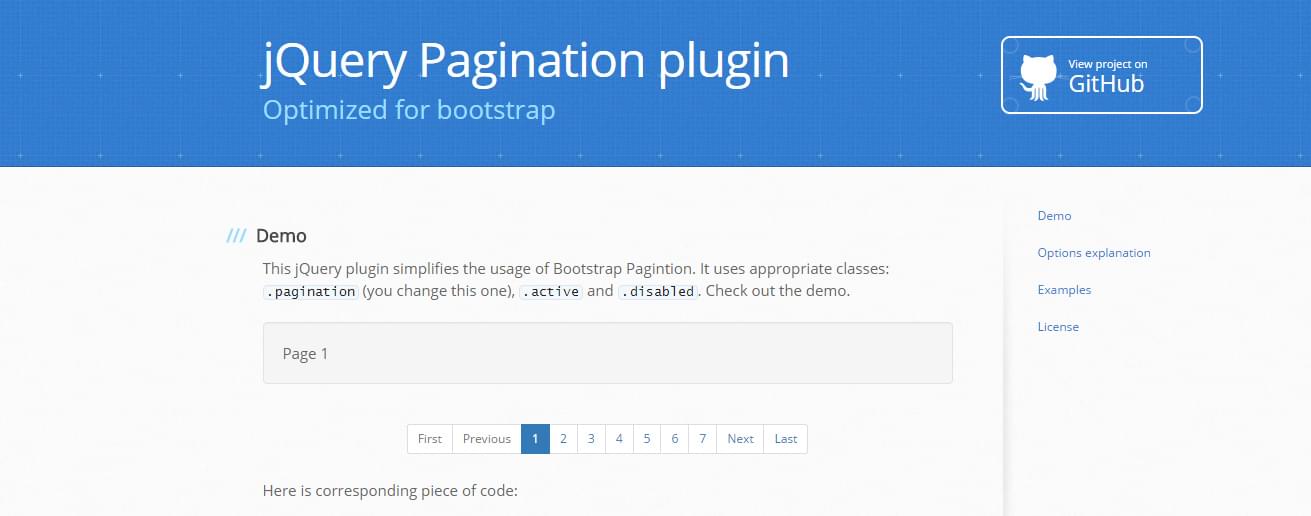 Simple jQuery Pagination example image