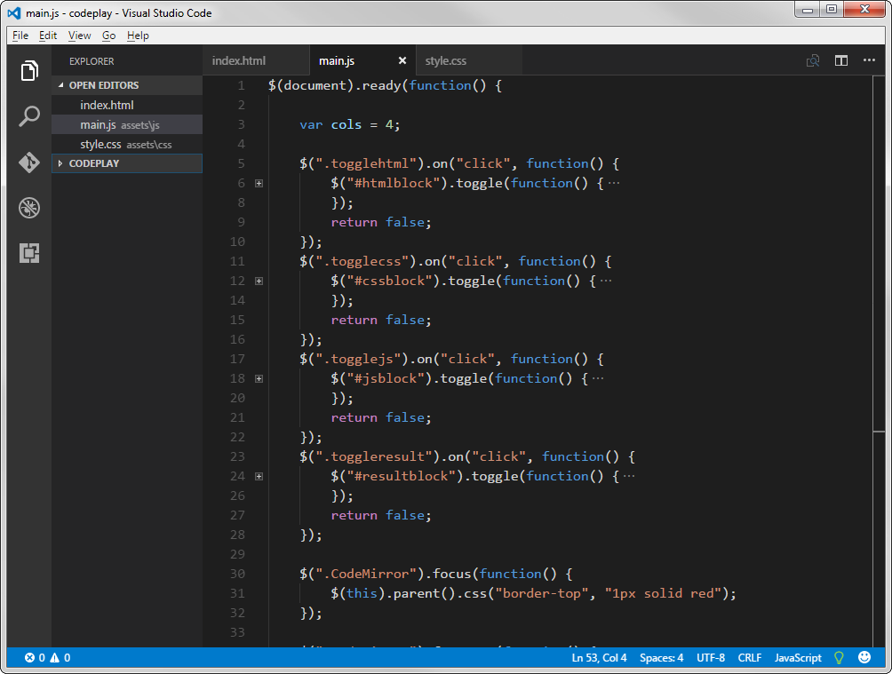 Visual Studio Code built in Electron