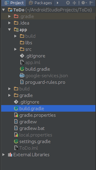 Project Level Gradle File