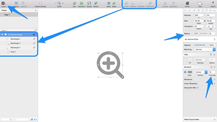 Designing icons in Sketch