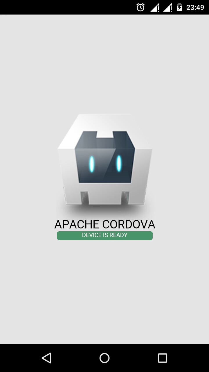 Default Cordova Mobile App