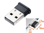 サンワダイレクト、Bluetooth USBアダプター「400-BTAD012」を発売
