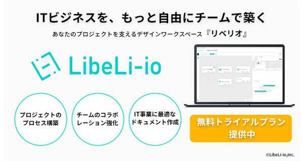 プロジェクト進行を効率化 デザインプラットフォーム「LibeLi-io」