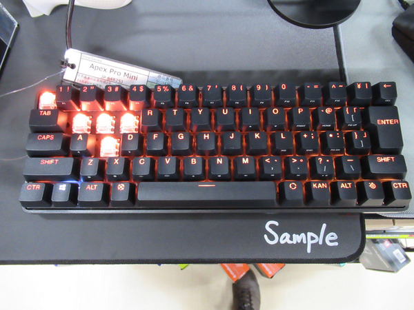 ASCII.jp：世界最速のスイッチを備えたキーボード「Apex Pro Mini」が発売