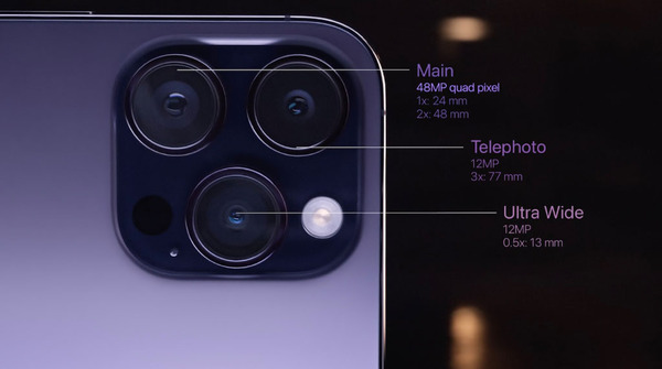 小型ノッチ、4800万画素カメラ、大きく進化した「iPhone 14 Pro／Pro 