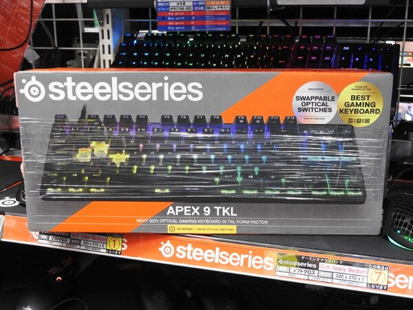 ASCII.jp：SteelSeriesから新型スイッチ採用ゲーミングキーボードが4