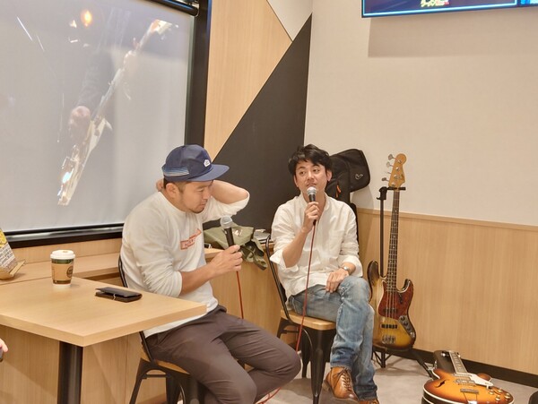 凪の創成期から今回のラーメンについて語る二人