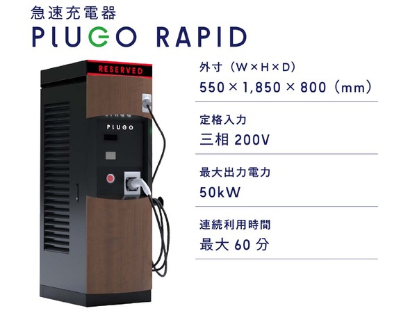 プラゴ、12月より4施設にEV用急速充電器「PLUGO RAPID」を導入　月額定額制「プラゴ定額」も提供開始