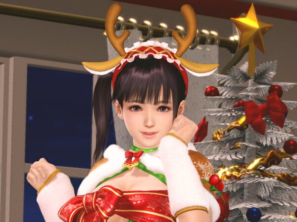 ASCII.jp：『DOAXVV』でセクシーなトナカイ姿の新クリスマスコーデ