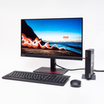 机も広々で快適過ぎるレノボの超小型デスクトップ＜ThinkCentre M75q Tiny Gen2 (Win11)＞ ＋モニターセット