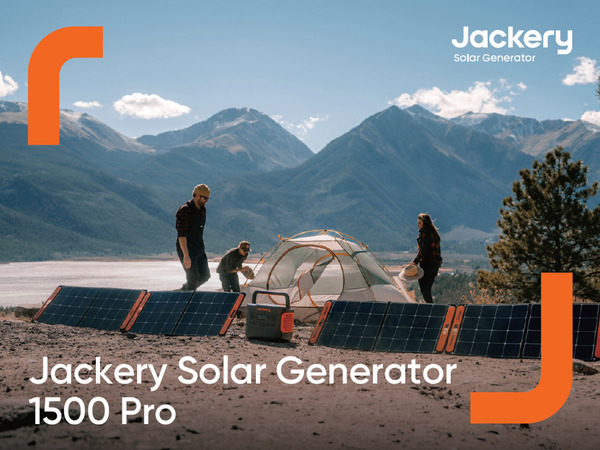Jackery、大容量ポータブル電源「Jackery ポータブル電源 1500 Pro」およびソーラーパネルセットの先行予約販売を開始