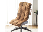 サンワダイレクト、普段使いの椅子を暖かな座り心地にするチェアカバー「150-SNCCV1BR」発売