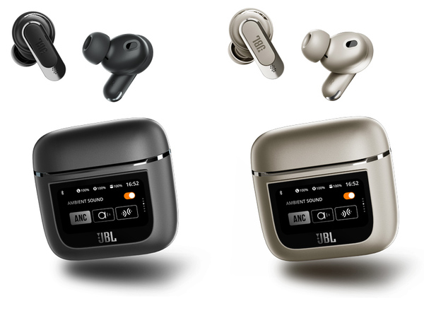 タッチ画面付き充電ケース採用のワイヤレスイヤホン「JBL TOUR PRO 2