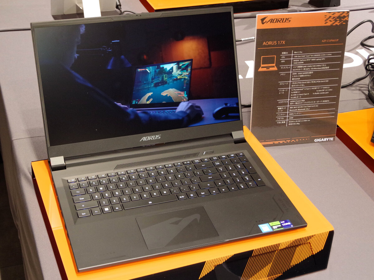 GIGABYTE ノートPC NVIDIA RTX搭載 ASCII.jp：GIGABYTEが第13世代CoreとGeForce RTX 4000シリーズ搭載