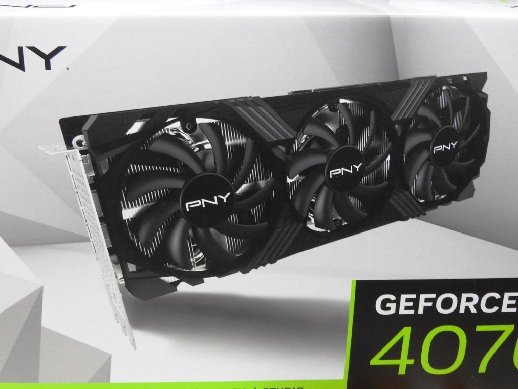 ASCII.jp：3連ファンの安価なGeForce RTX 4070 TiがPNYから発売