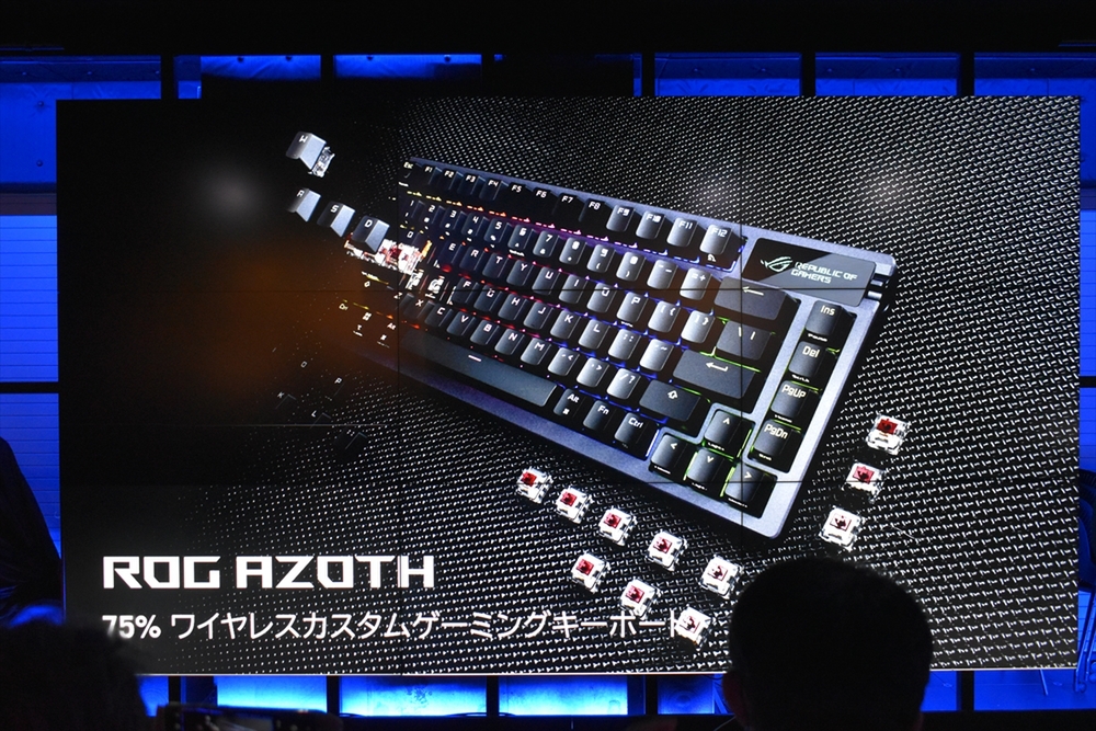 ASUS ROG Azoth ROG Azoth 75%フォームファクター ゲーミング