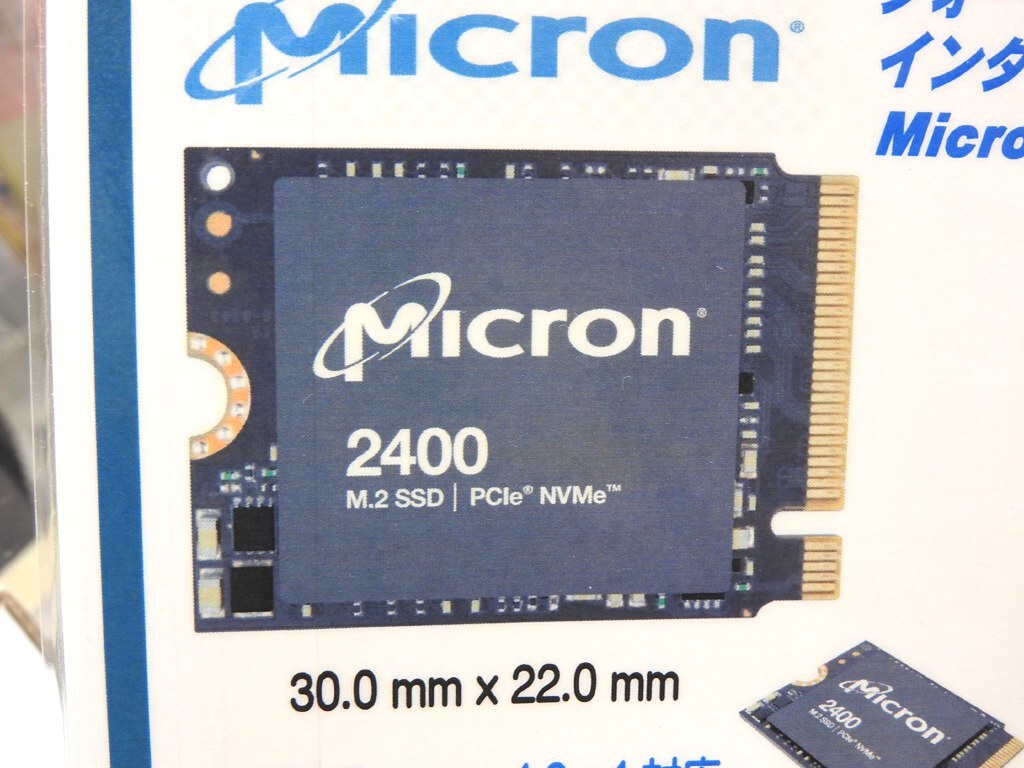 ASCII.jp：2TBモデルもある長さ30mmの極短M.2 SSDがMicronから