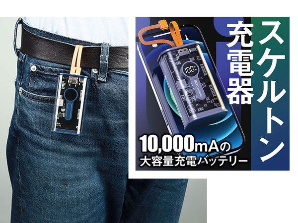 スケルトン好き必見！ 精密さに自信があるから見せる、斬新ボディーの