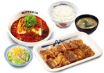 【松屋】麻婆×焼肉の盛合せ定食は初登場！人気の”本格”麻婆豆腐丼が復活