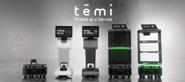 人とARの共創を実現する多目的配達ロボット「temi GO」販売開始