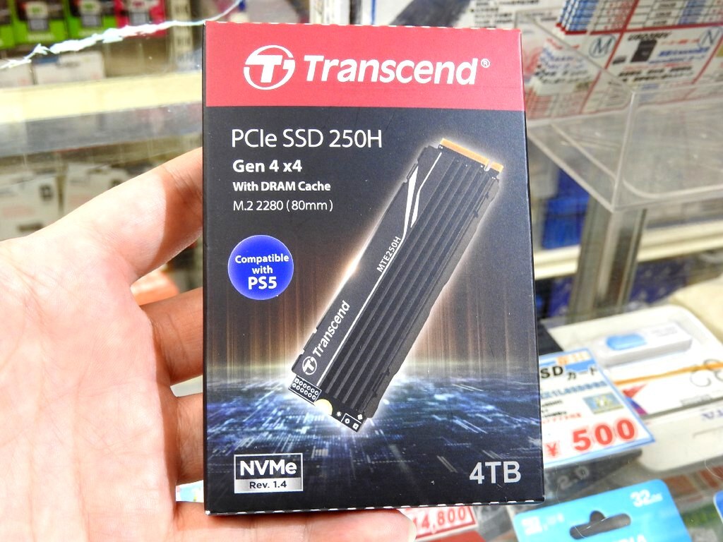 ASCII.jp：4TBで最大7500MB/sのNVMe M.2 SSDがTranscendから